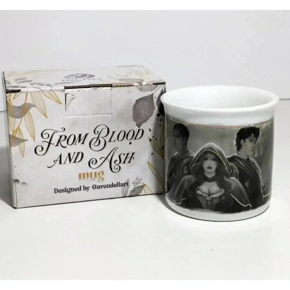 Fairyloot Exclusive From Blood And Ash Foiled 12oz Ceramic Mug NEW Armentrout